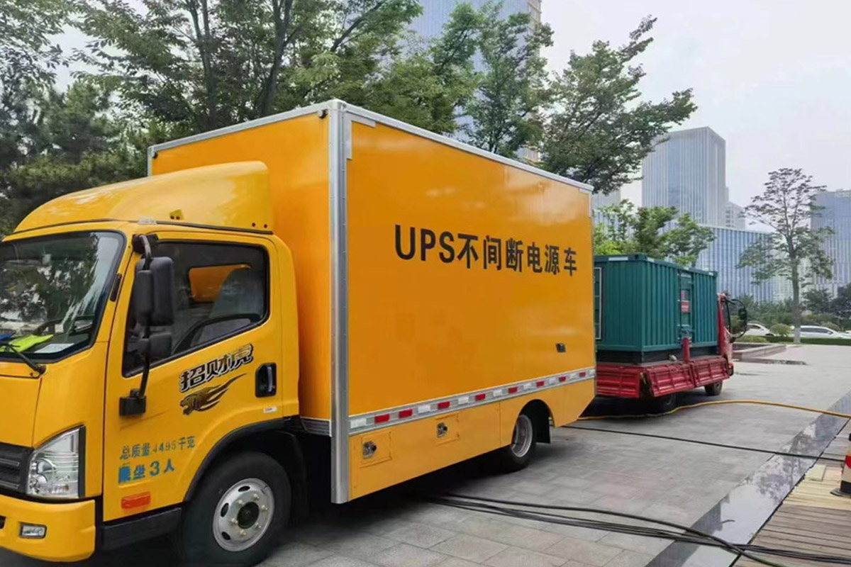 古县发电机租赁施工现场